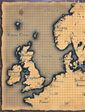 Pirates RPG Northwest Europe Travel Map