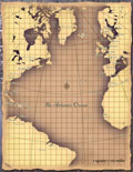 Pirates RPG North Atlantic Travel Map