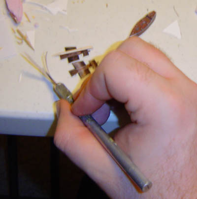 Shaving Toothpick Mast